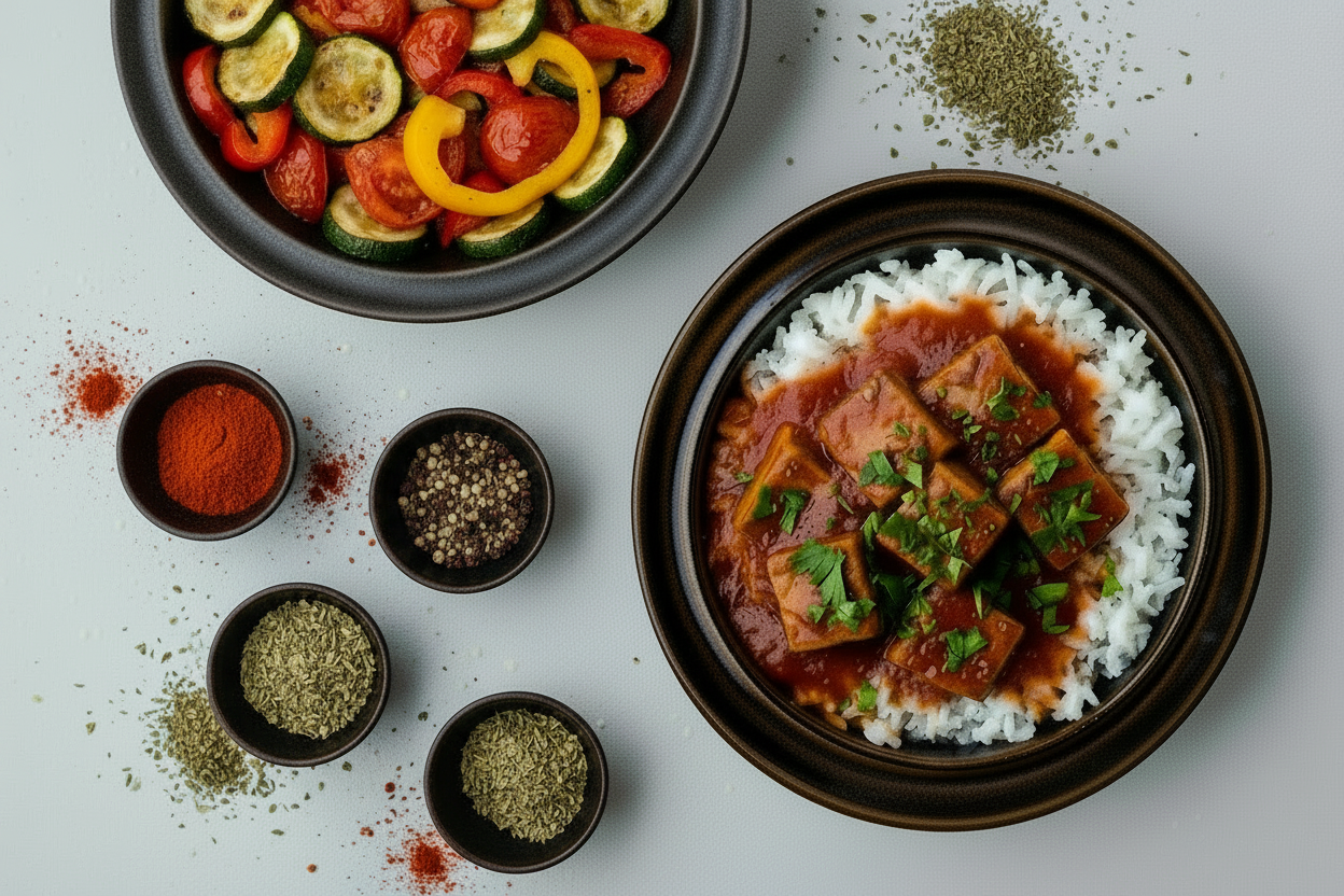 MEDITERRANEAN SPICY TOFU