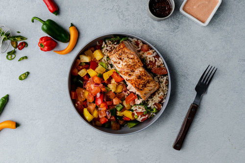 PIRI PIRI SALMON SALAD