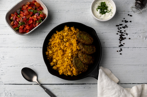 VEGAN LENTIL PATTIES CURRY